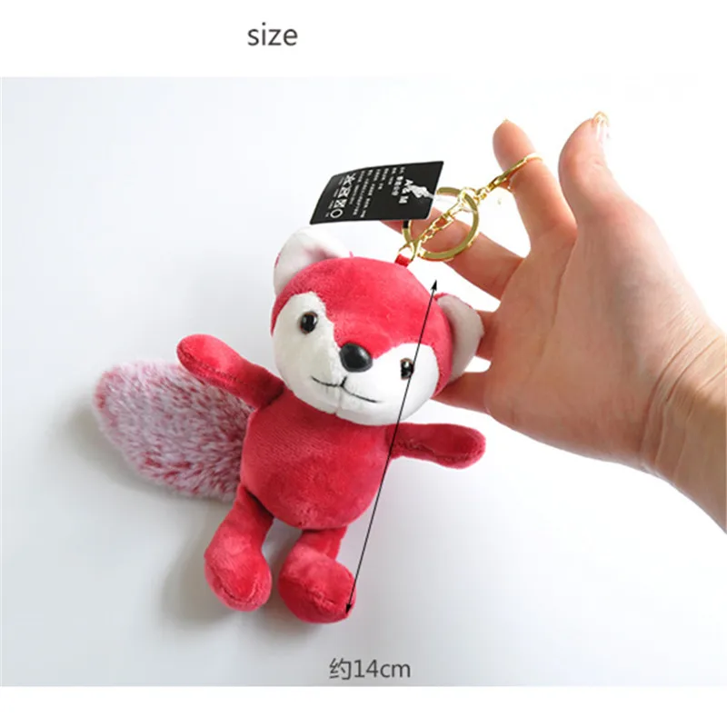 1 шт 20 см духи запах плюшевый волк брелок в виде кукол Пушистый игрушки держатель