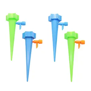 Автоматическая капельница с шипами для полива растений с регулируемым клапаном система капельного орошения сделай сам, домашние инструменты для полива 4 шт.