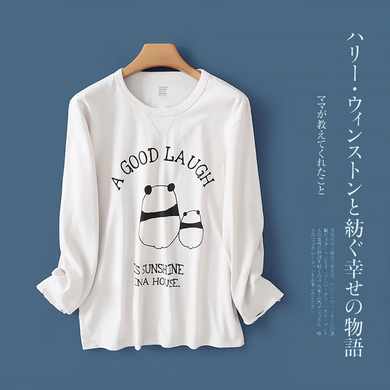 Новая женская футболка пуловер с длинными рукавами и круглым вырезом Топ простая