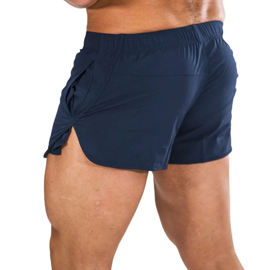 Летние мужские спортивные шорты для фитнеса бодибилдинга тренировок спортивная