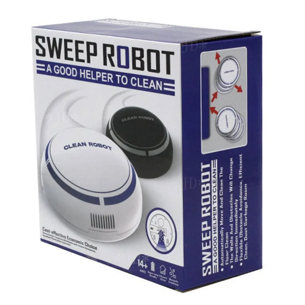 Home Auto Cleaner Robot Microfiber Smart Robotic Mop Floor Corners Dust Sweeper Vacuum | Бытовая техника