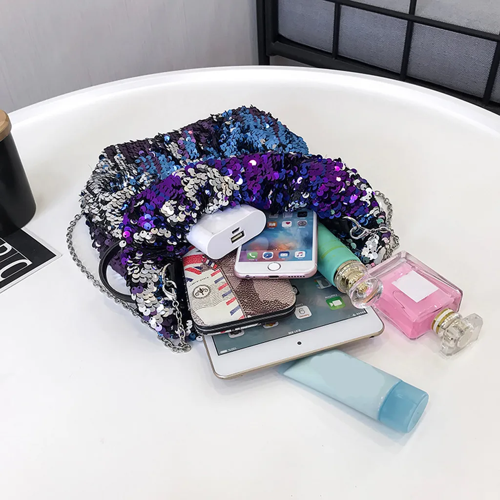 Женская сумка модные блестящие цепочки Красочные плеча принцесса Bling через плечо taschen Женская bolsa masculina sac femme torebka damsk