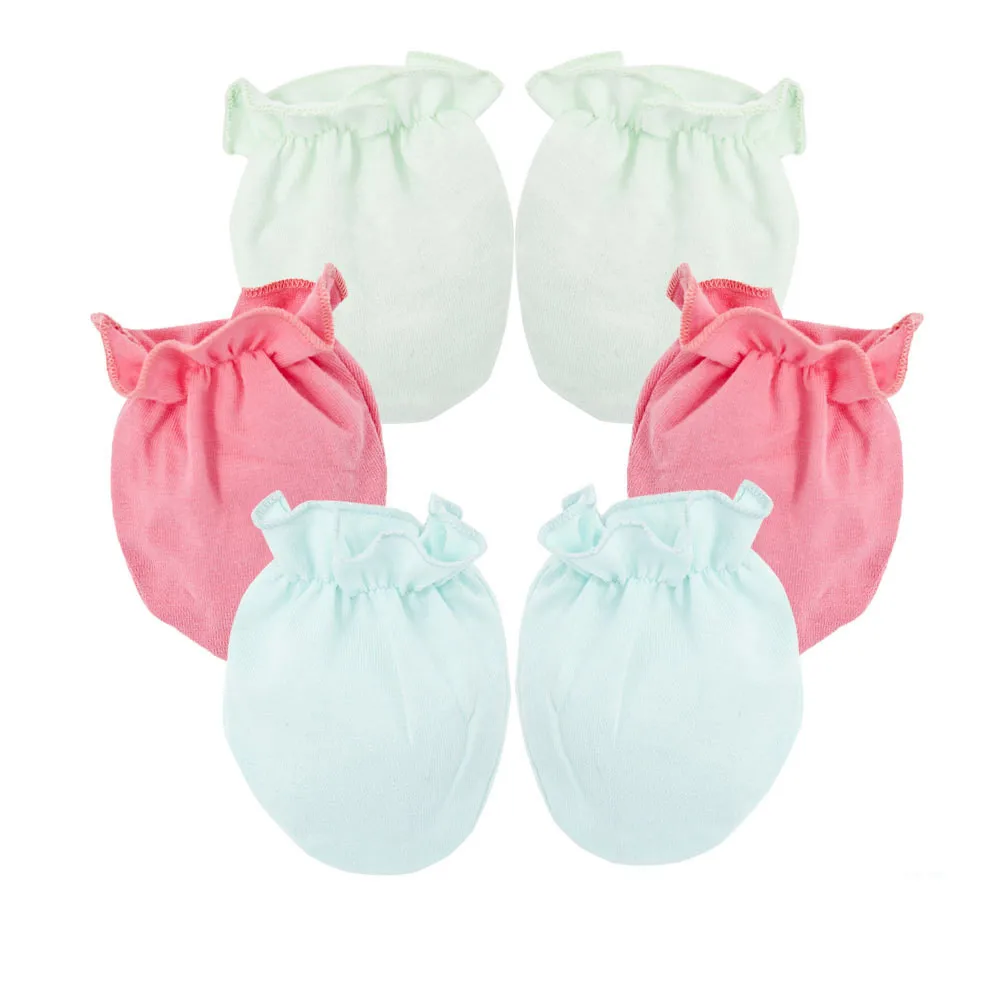 2019 Newborn Baby Gloves Anti Scratch Face Hand Guards Protection Soft Mittens Shower Gift For Girl Boy | Детская одежда и обувь
