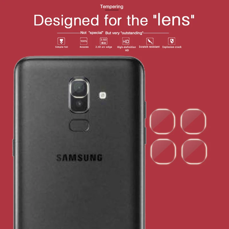 Задняя камера Объектив Закаленное стекло пленка для Samsung Galaxy J5 J2 Pro J1 Mini Prime J4 2018 J6 J8
