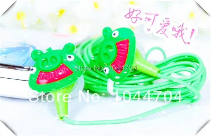 Wholesale 10 pcs Anime Bird Headphone fone de ouvido wired MP3 player mobile phone music headphones Gift for kids &amp girls | Электроника