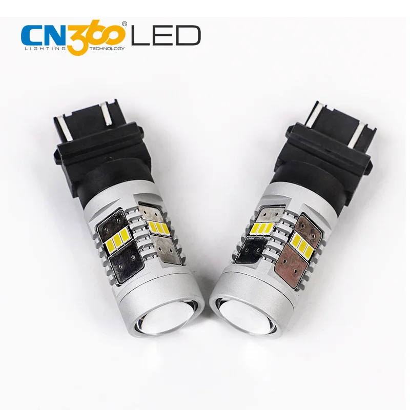 CN360 2 шт. 3020 14SMD 3157 светодиодный стоп сигнал белая Автомобильная сигнальная лампа