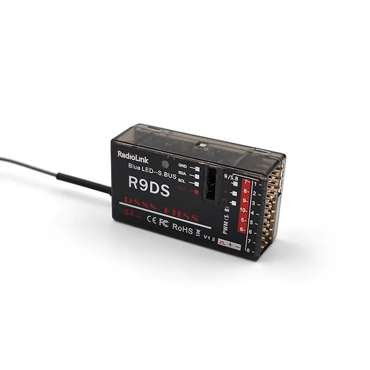 Приемник RadioLink R9DS 2 4G 9CH для AT9 AT10 передатчик с дистанционным управлением