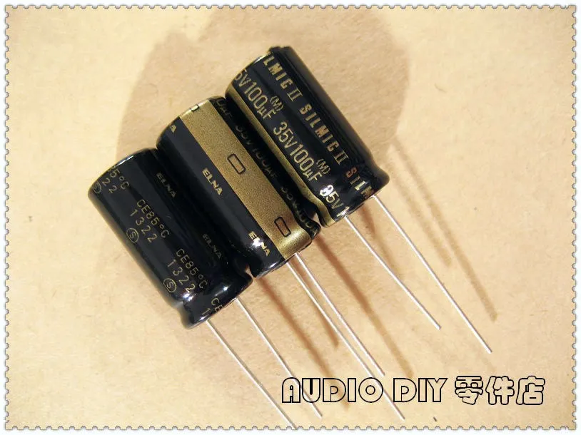 ELECYINGFO ELNA SILMIC II generation 100 мкФ 35V100UF аудио электролитический