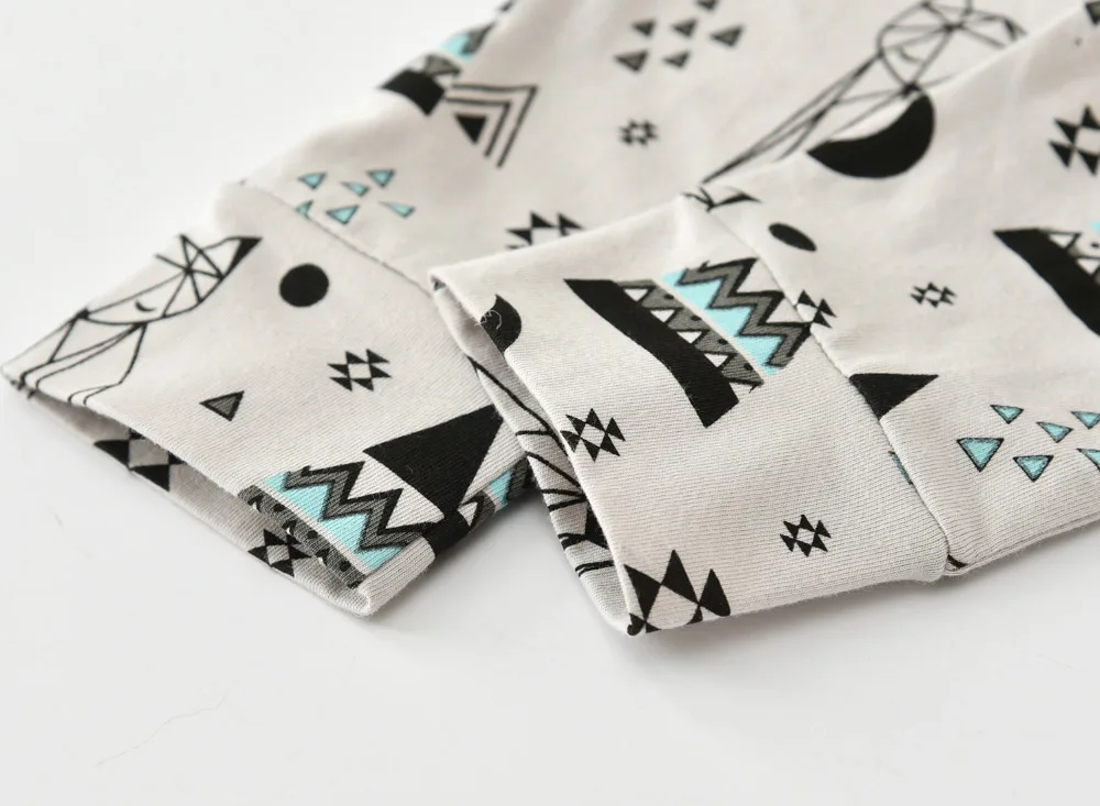 2 шт. хлопковая футболка с длинным рукавом штаны и шапка | Детская одежда обувь