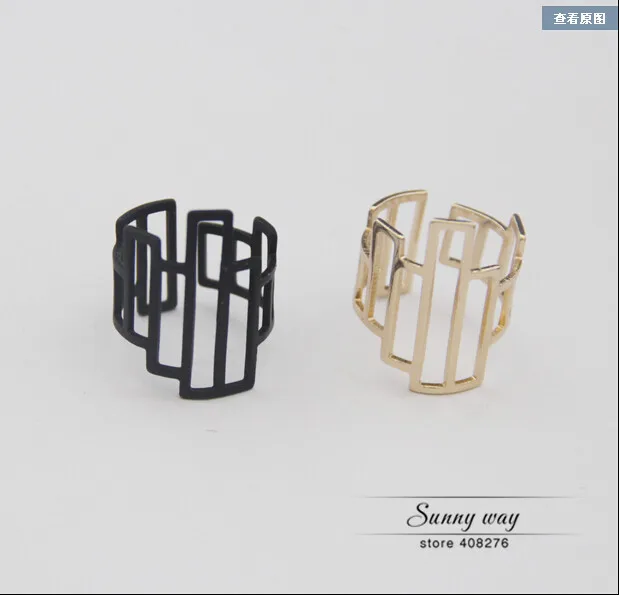 Timlee R015 Бесплатная доставка Изящные модные геометрические кольца на палец