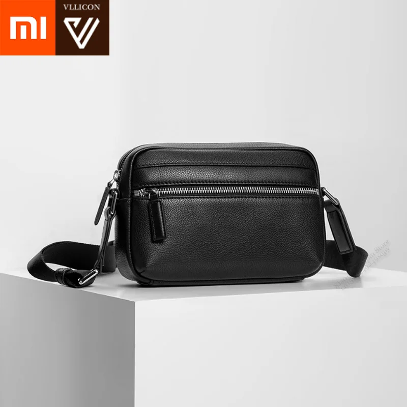 Xiaomi Mijia VLLICON Стильная городская сумка-мессенджер водостойкая сумка для ноутбука Повседневная сумка через плечо Черная Женская Мужская