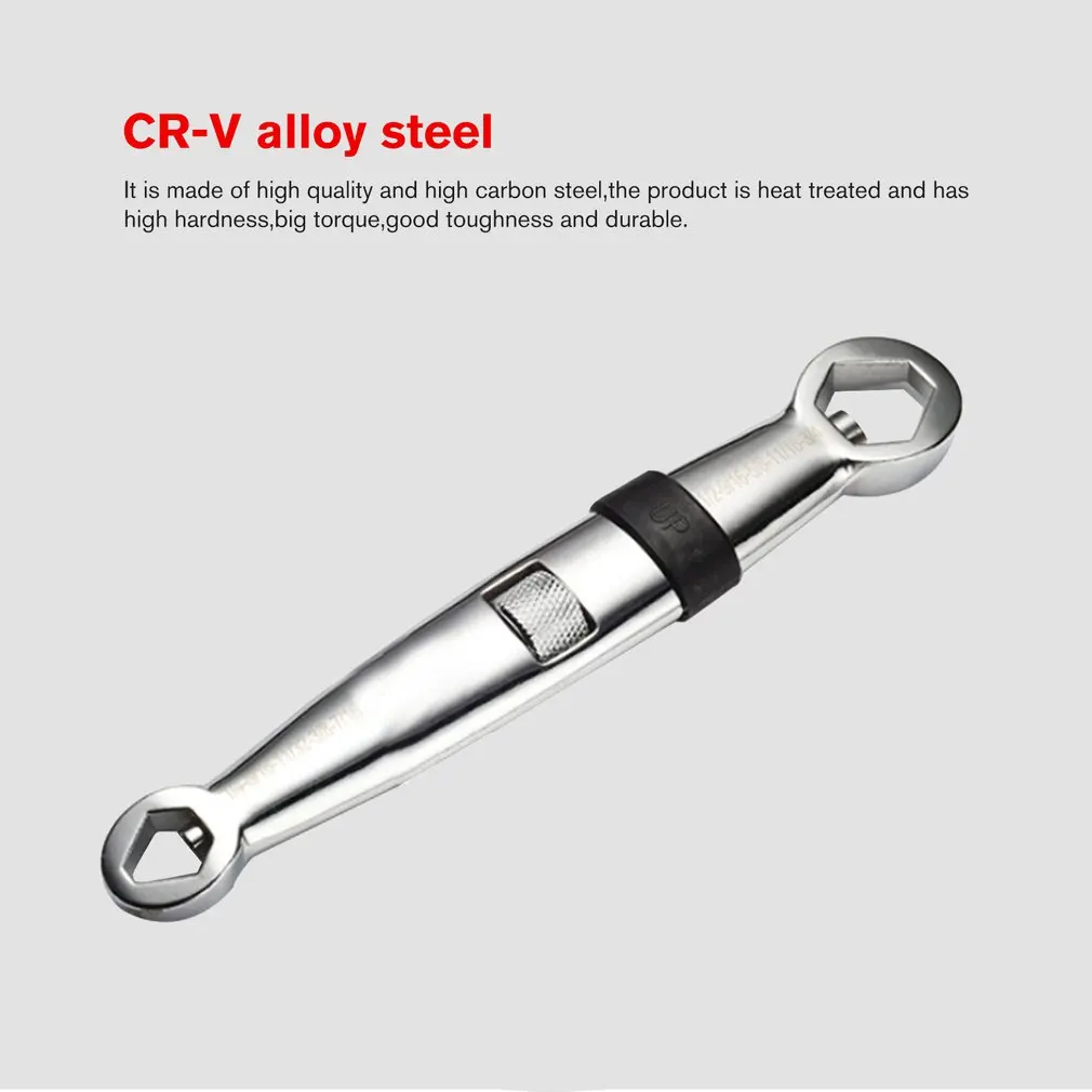 Portable 23 in 1 Adjustable Wrench 7-19mm High Carbon Steel Multifunctional Spanner hardness Big torque Good toughness | Инструменты