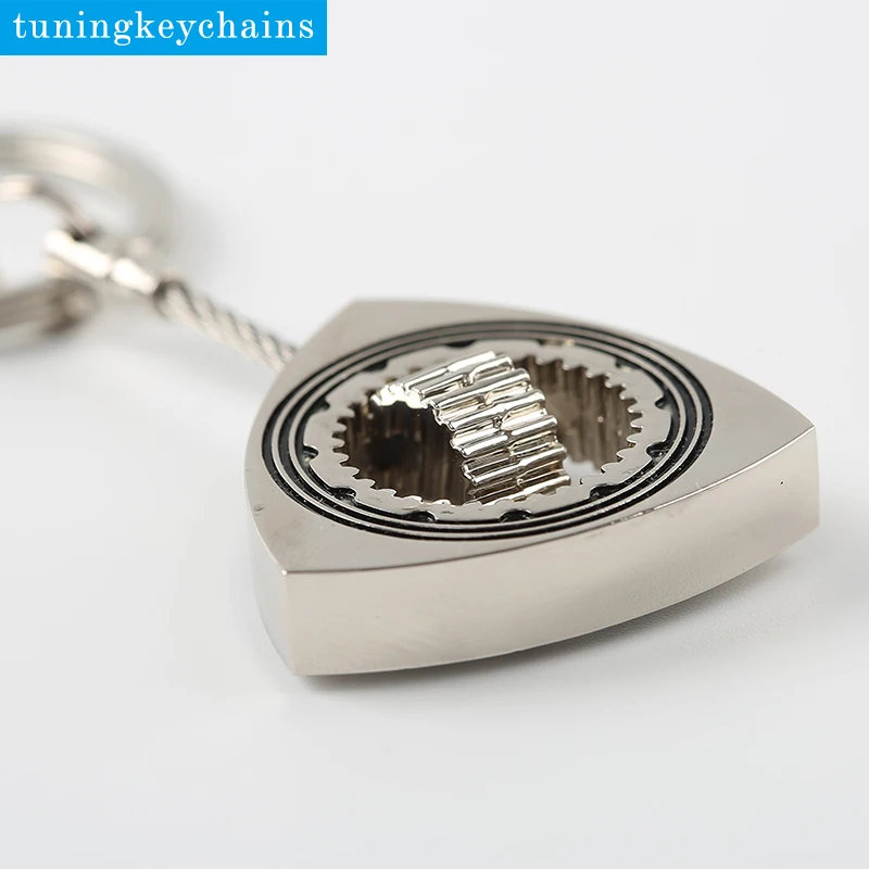 Набор из 5 шт. металлический брелок Вращающийся с кольцом для ключей|rotary keychain|wankel