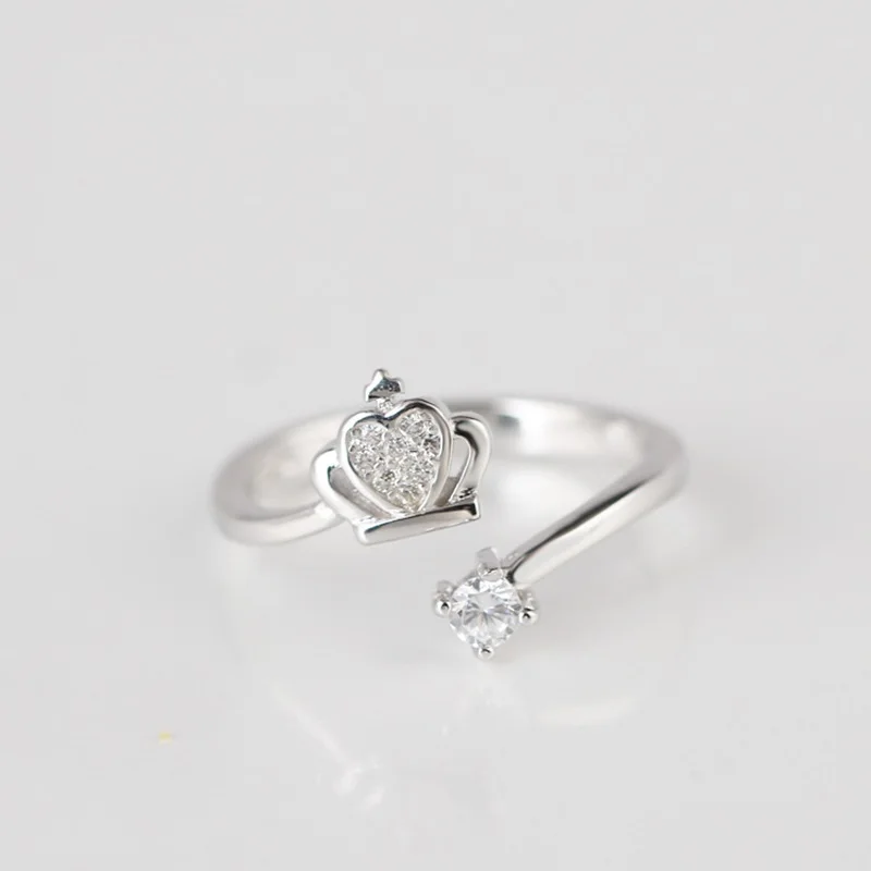 MIESTILO Claddagh Корона Крест 925 Стерлинговое Серебро обещание кольцо | Ирландский