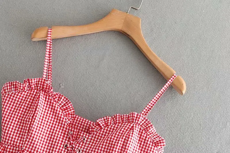 2019 летний комплект с юбкой укороченный топ Женская Повседневная красный из двух