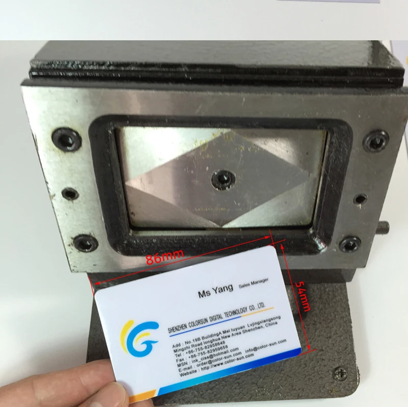 High quality Manual PVC card Cutting Machine for Business Name Credit ID Card Cutter 86x54mm 1mm cutter |
