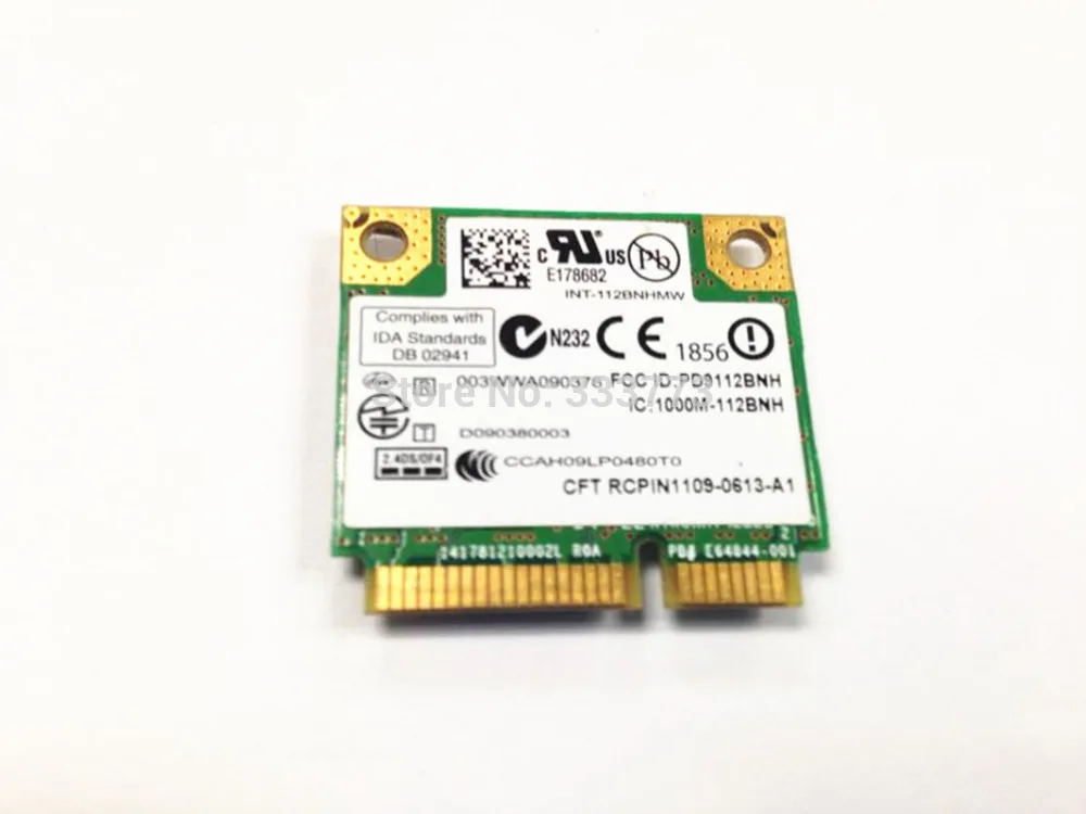 Intel Centrino Wireless-N 1000 112BNHMW Half Mini PCI-E 300mbps 802.11b/g/n