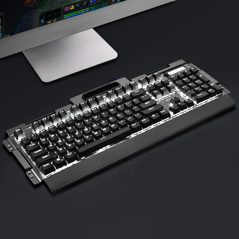 Mechanical Keyboard 104 keys Blue Switch Gaming Keyboards for Apple IBM PH Gateway Tablet Laptop Desktop computer USB | Компьютеры и