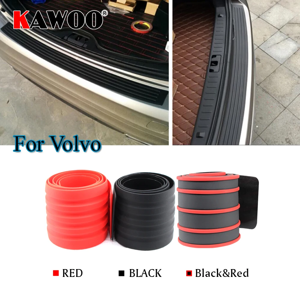 Резиновый задний бампер KAWOO для Volvo S60 V60 S80 S40 XC60 C30 C70T5 | Автомобили и мотоциклы