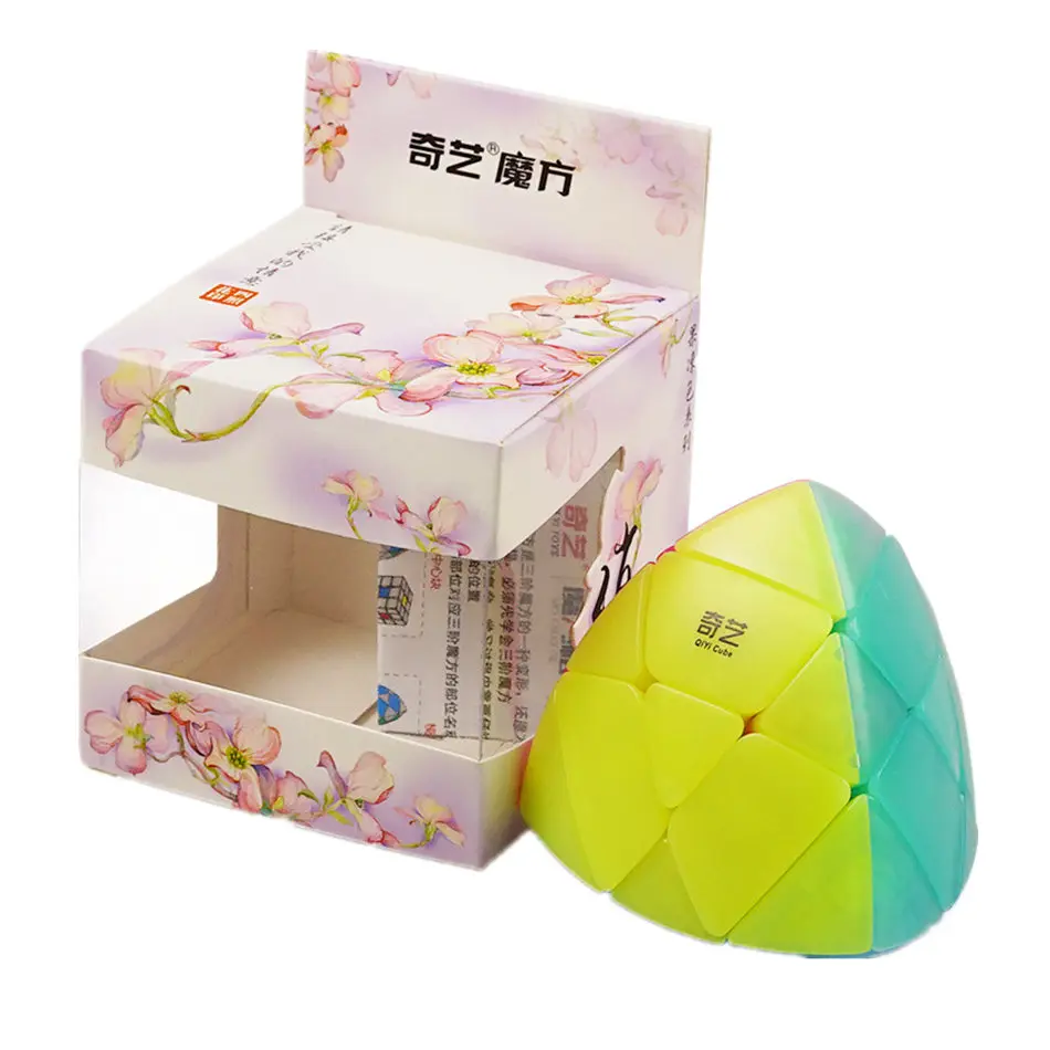 

Qiyi 3x3 Rice Dumpling CUBE Stickerless 3x3 Magic Cube 3Layers Speed Cube Professional Puzzle Toys For Children Kids Gift Toy