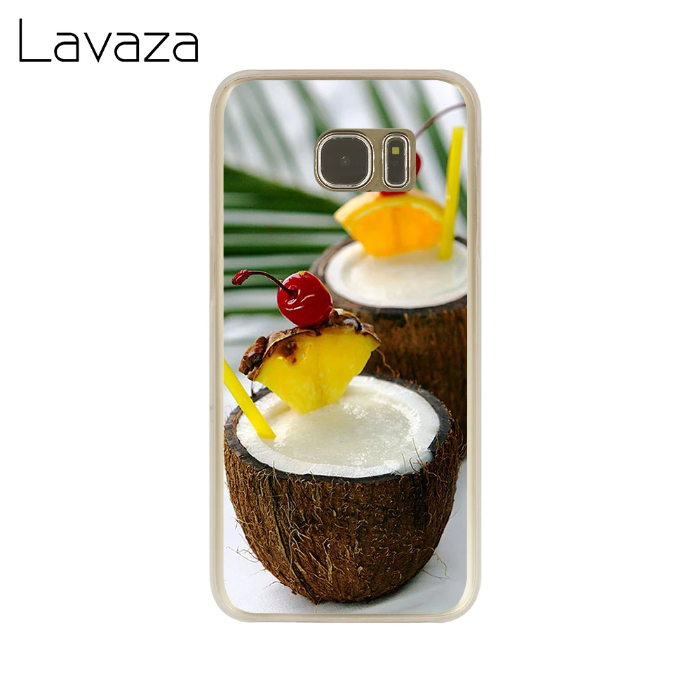 Lavaza фрукты кокос на пляже чехол для телефона samsung Galaxy J7 J6 J5 J3 J1 J2 2018 2017 2016 2015 США ЕС