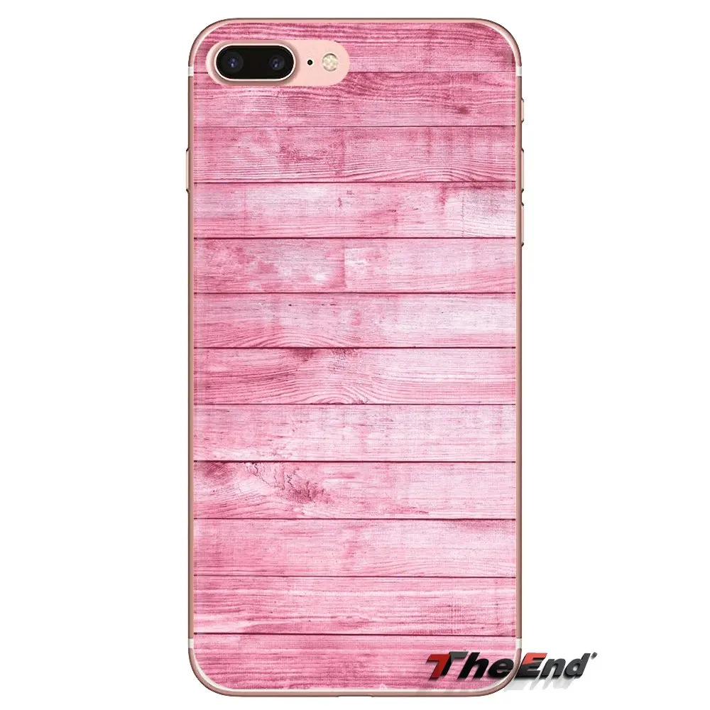 For LG Spirit Motorola Moto X4 E4 E5 G5 G5S G6 Z Z2 Z3 G2 G3 C Play Plus Mini Pink Planks Soft Transparent Shell Covers |