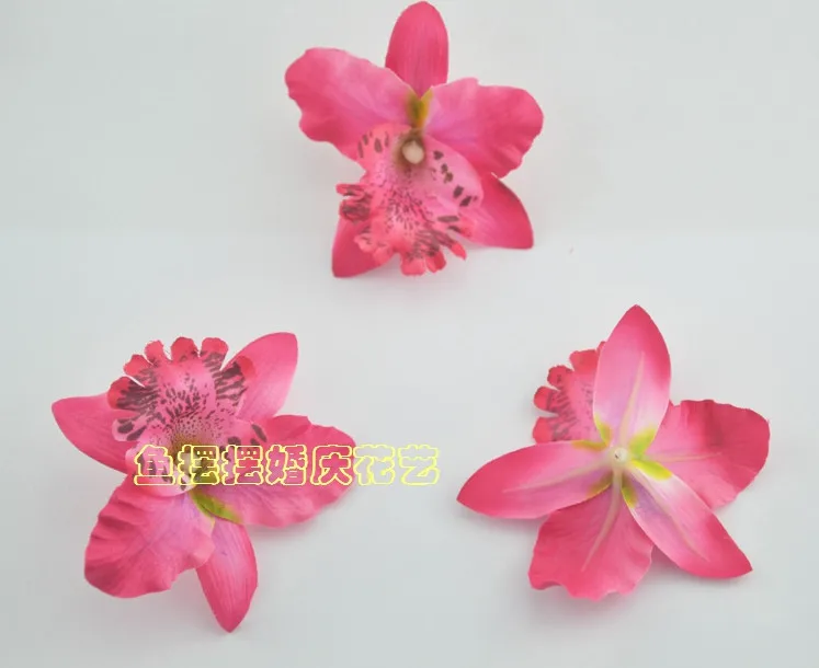 03 DIY моделирование цветок орхидеи Аксессуары Труба шляпа украшена цветами 7 см |