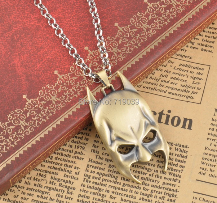 20 шт./лот оптовая продажа модное винтажное ожерелье с подвеской в виде маски