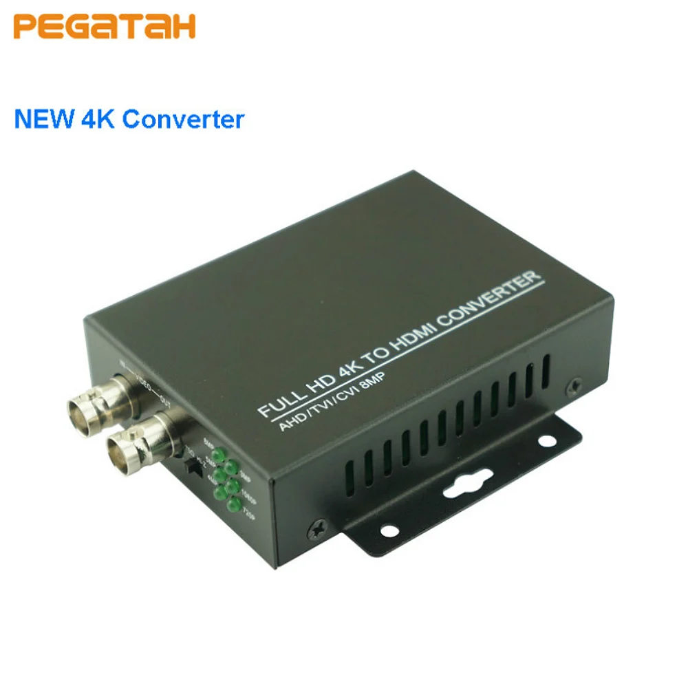 Новый Full HD 8MP/4 К TVI к HDMI Video Converter Поддержка 8MP Камеры ВИДЕОНАБЛЮДЕНИЯ/5MP