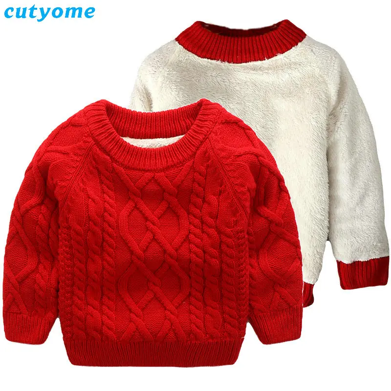 Дети Мальчики Свитера для девочек осенние теплые флисовые кардиганы Одежда