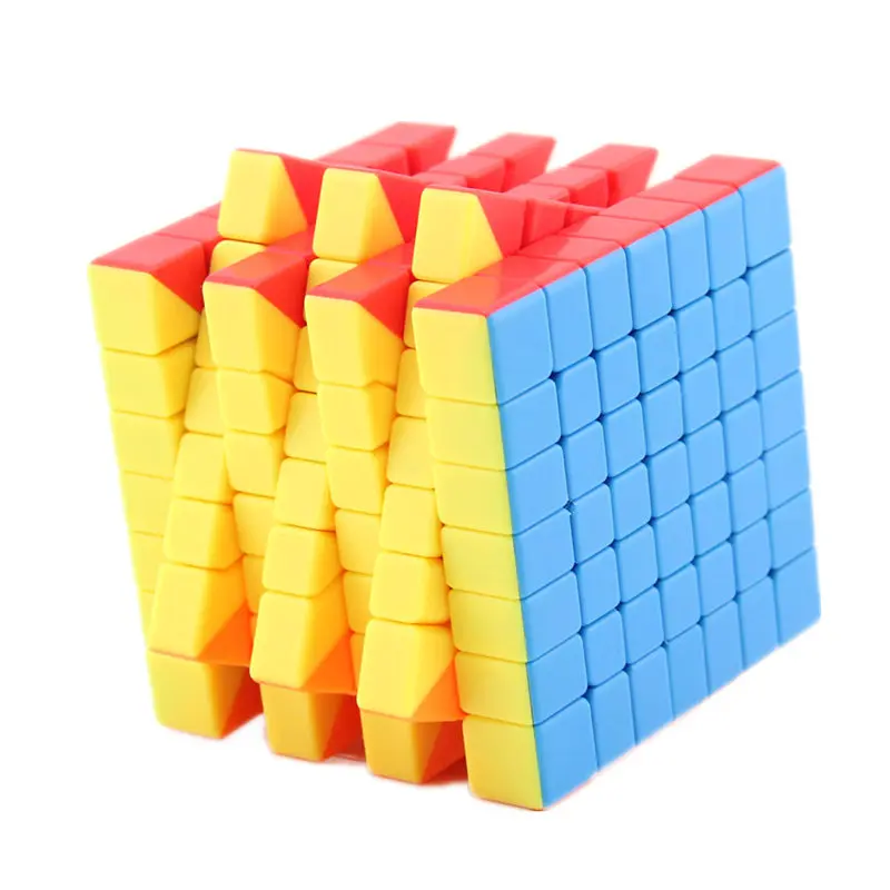YJ RUIFU 7X7X7 Профессиональный соревновательный куб, 7x7 Stickerless speed Cube Пазлы для взрослых Развивающие игрушки для детей
