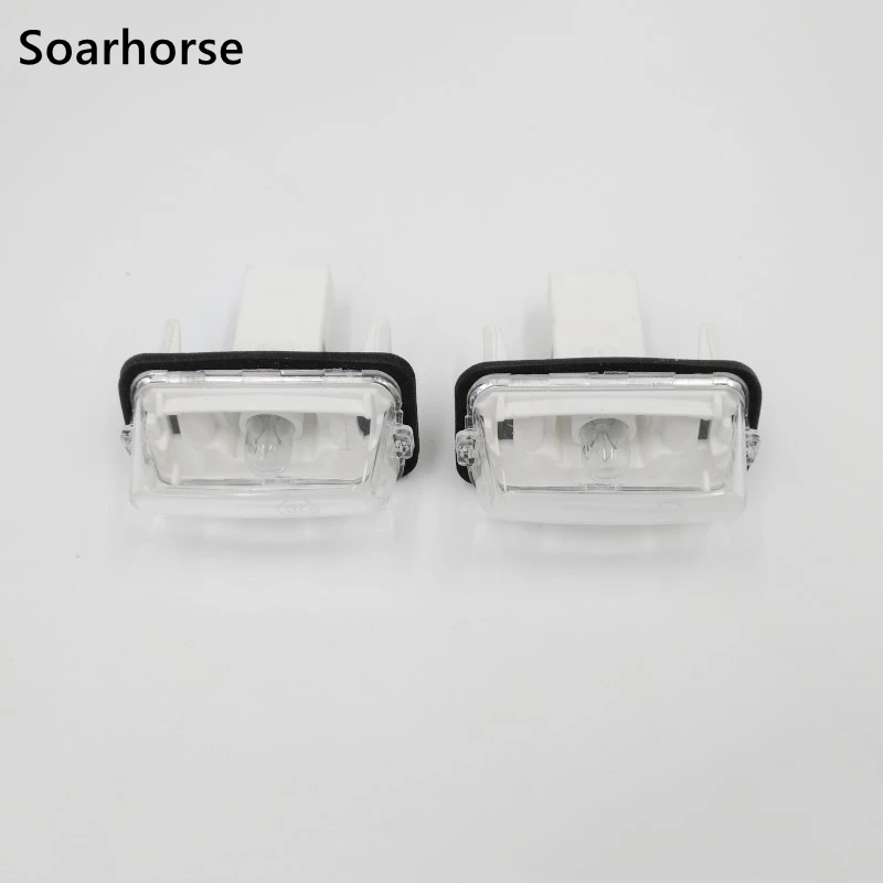 Soarhorse заднее номерной знак светильники для peugeot 206 207 306 307 308 406 407 5008 для Citroen C3 C4 C5