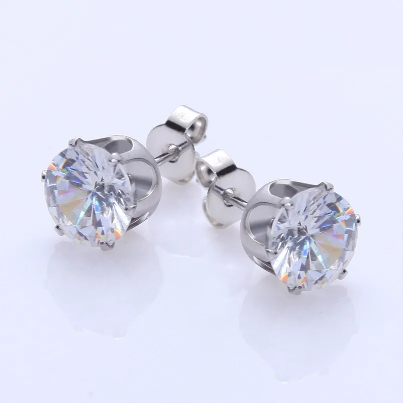 6 пар/комплект серьги гвоздики из нержавеющей стали|earings fashion jewelry|earrings jewelrystud earrings