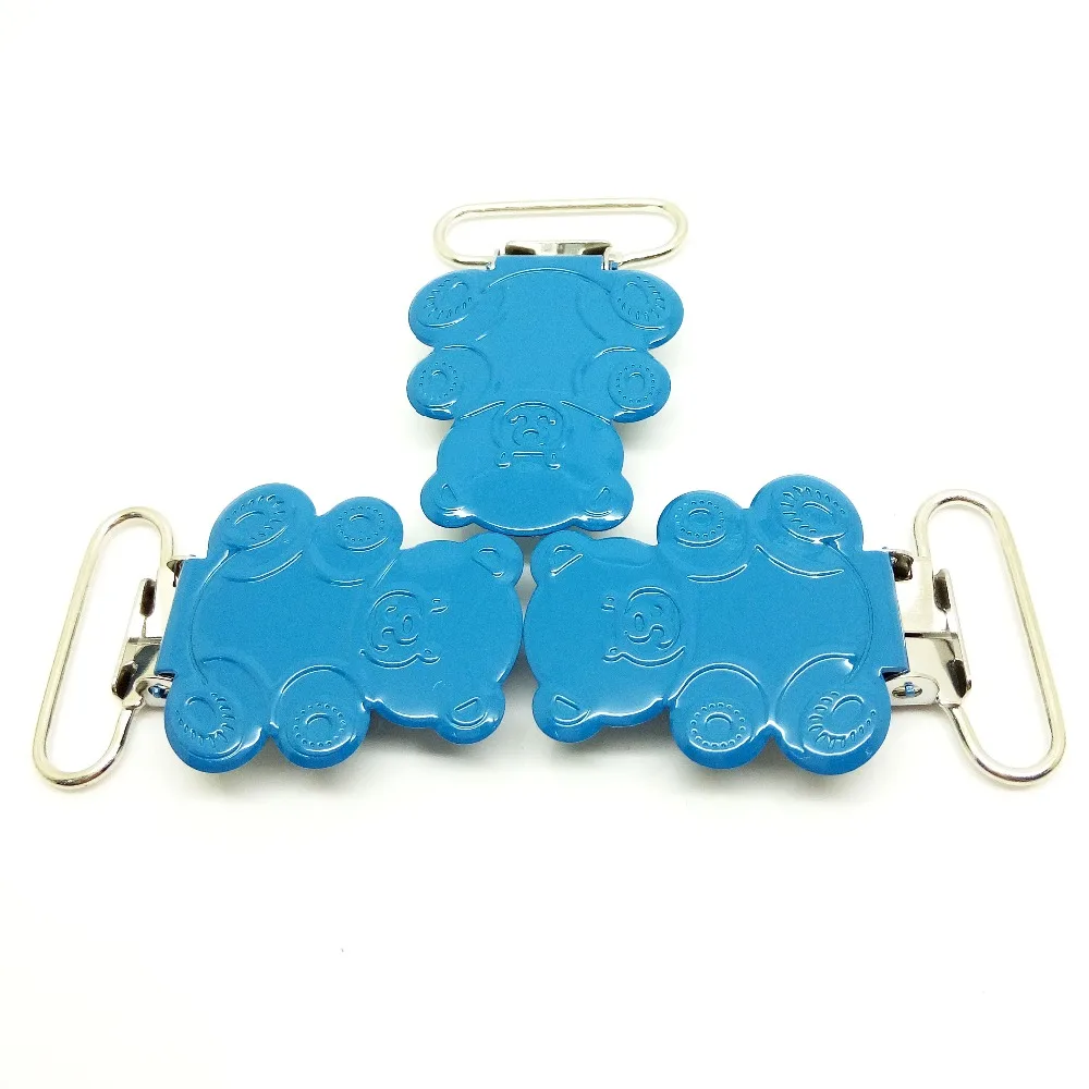

Suspender clips 100pcs wholesale and retails metal suspender clips pacifier clips holder clips for baby