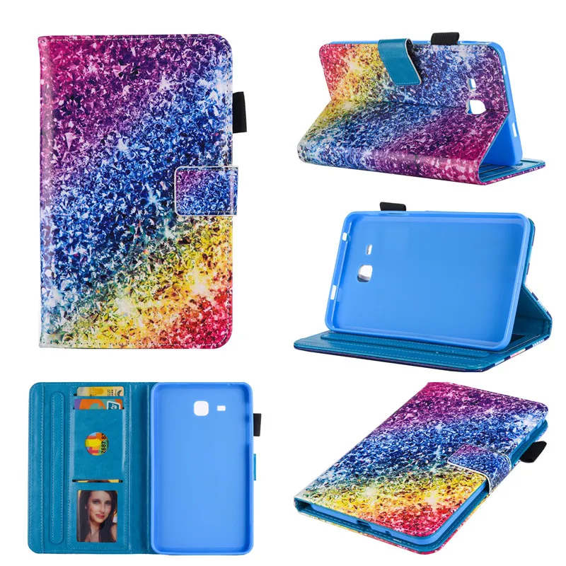 Чехол подставка для Samsung Galaxy Tab 3 lite 7 0 T110 T111 T113 T116 дюймов|Чехлы планшетов и