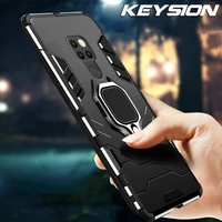 KEYSION Phone Case For Huawei Mate Pro P30 Lite P20 Hybrid Hard TPU Silicone Shockproof Cover For Smart 2019