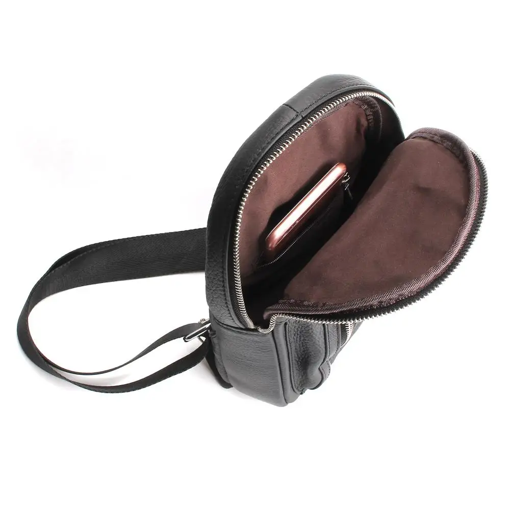 Мужская сумка-мессенджер из натуральной кожи высокого качества сумка через