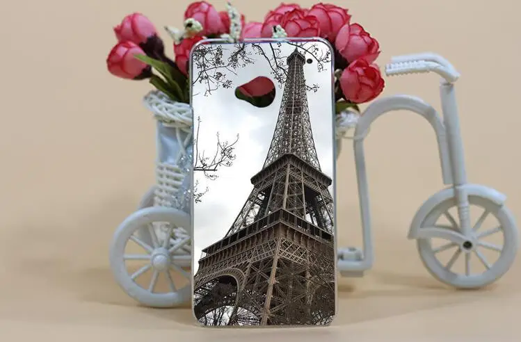 Красивый чехол для HTC One dual sim 802w 802d 802t с принтом цветов животных и башен телефона в