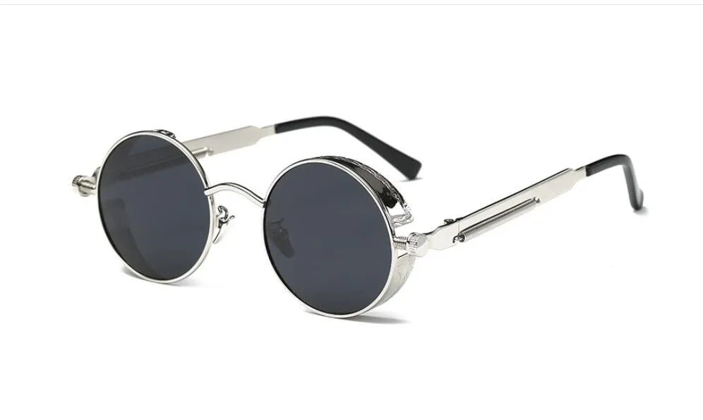 HDSUNFLY Винтажные Солнцезащитные очки в стиле стимпанк женские и мужские брендовые