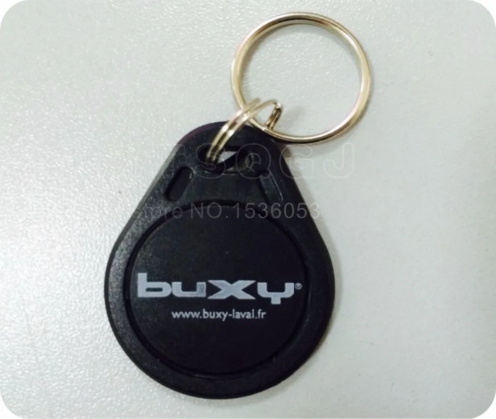 500 шт./лот 125 кГц TK4100/EM4100 Ключ ID RFID один цвет печатных брелков nfc Брелок для контроля