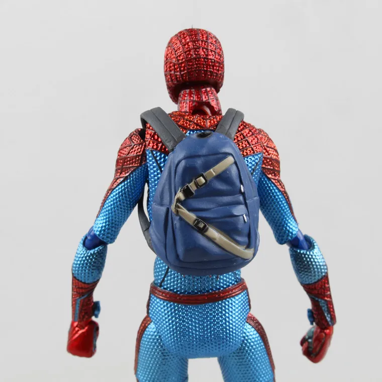 Huong Аниме Фигурка Супергероя человека-паука Удивительный Человек-паук Figma #199 ПВХ