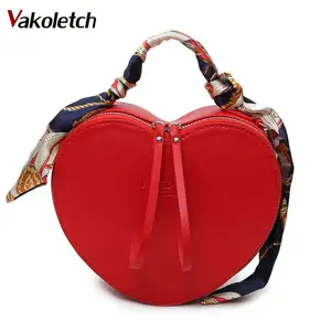 Сумка-тоут женская из искусственной кожи, с шарфом и ручкой, KL203, 2020