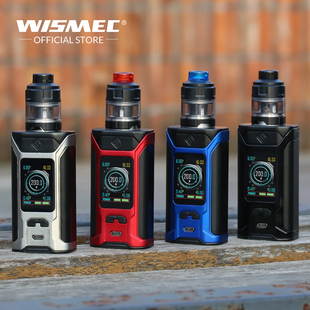 [США склад] Wismec извилистые RAVAGE230 с GNOME Evo танк 2 мл/4 мл опустошать 230 С шт. 18650 батарея