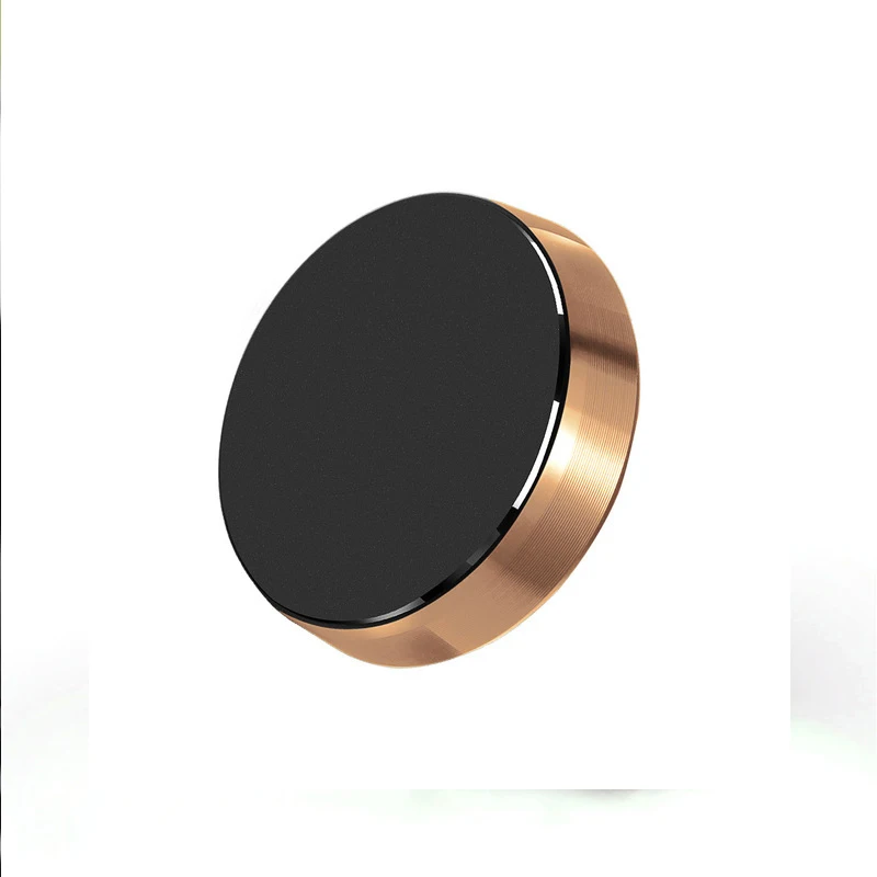 Mount Holder gold Магнитный автомобильный держатель для телефона, держатель для телефона, настенный стол, вентиляционное отверстие, Металлическая магнитная наклейка, подставка для мобильного телефона, держатель для крепления на голову - Цвет: Mount Holder gold