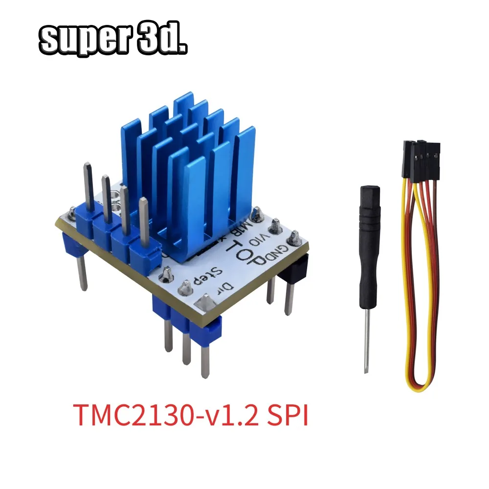 1/4/5 шт TMC 2130 V1.2 с SPI MKS шаговый двигатель бесшумный драйвер StepStick для 3d