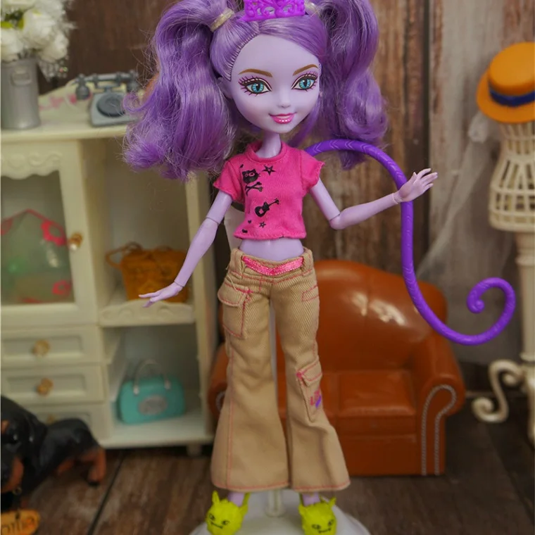 Модный стиль, Одежда для куклы monster high, школьная одежда, платье, костюм, различные стильные аксессуары - Цвет: 10 see chart