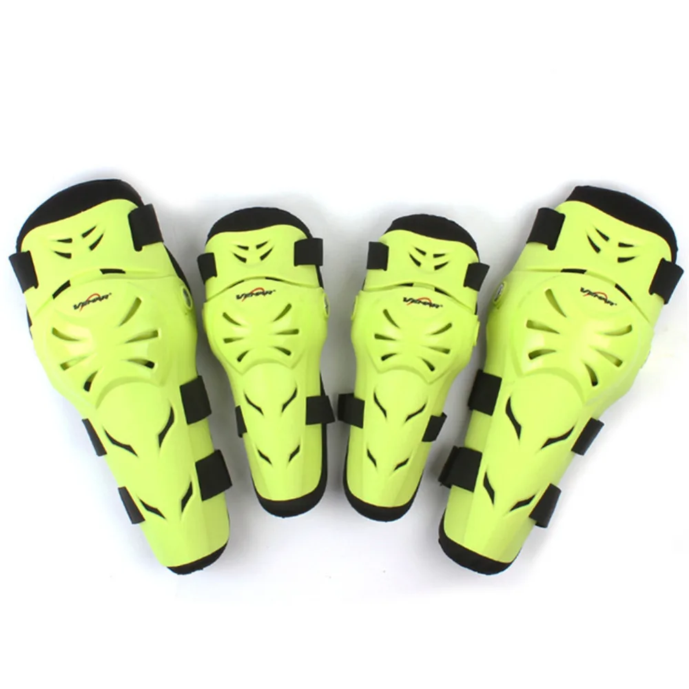 Новые 4 шт. мотоциклетные наколенники Налокотники протектор охранники Rodilleras