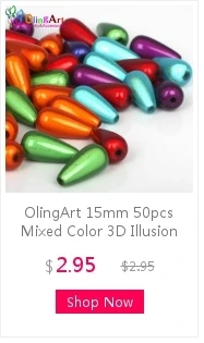 OlingArt 30 мм 30 шт./лот смешанные цвета 3D иллюзия Чудо Акриловые бусины bubblegum фантазия DIY браслет колье Изготовление ювелирных изделий