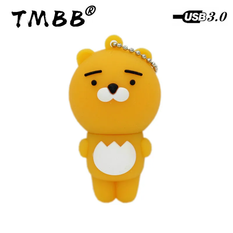 USB 3.0 Cartoon Cute lion USB Flash Drives 64GB Mini Pendrive 128GB 32GB 8GB 16GB 256GB Memory Stick Pen Drive Flash disk Gifts