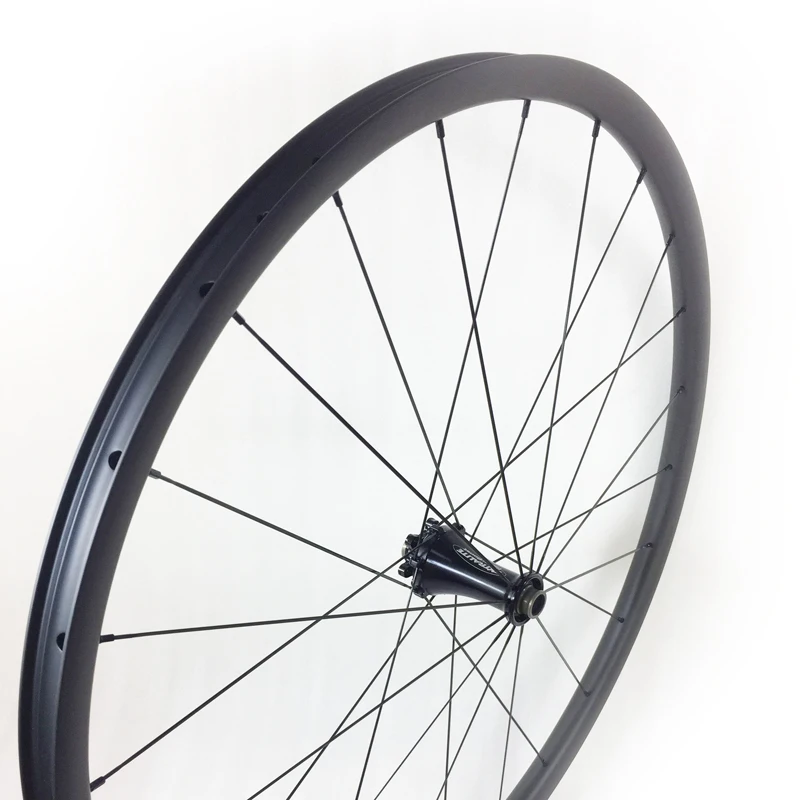 535g 29er MTB XC 30 мм x 22 Асимметричные бескамерные карбоновые колеса Extralite HyperBoost F прямой